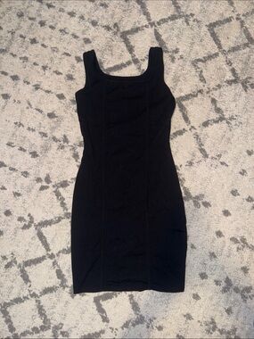 wild fable Black Mini Tank Sheath Dress